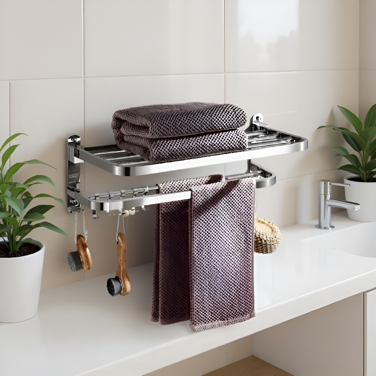 Wall-mounted Stainless Steel Towel Rack