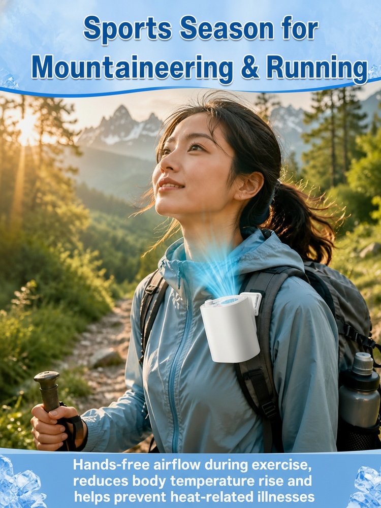 Portable Mini Air Conditioner Clip Fan