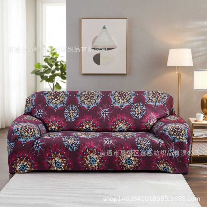 Boho chic sofa cover for living room furniture