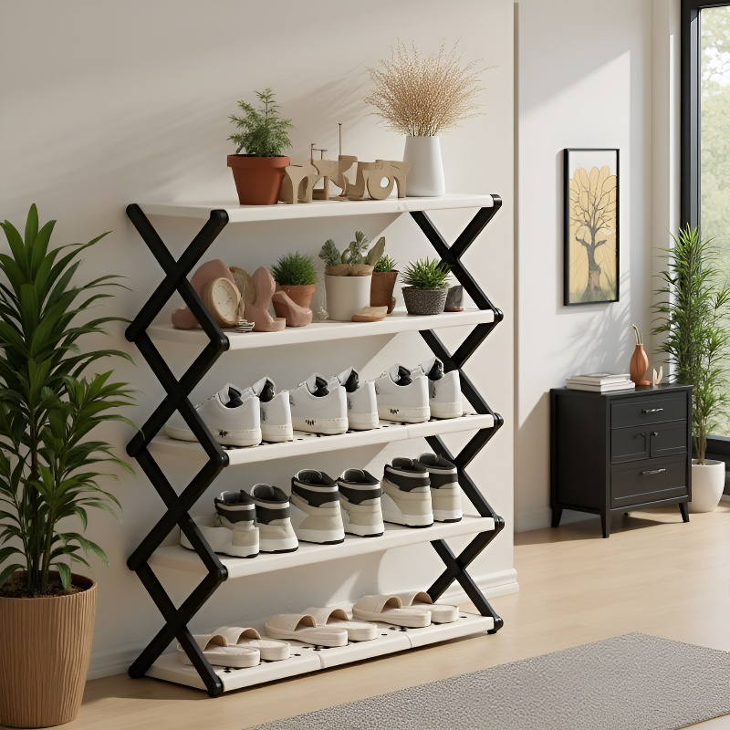 Tür-Schuhschrank mit mehreren Ebenen