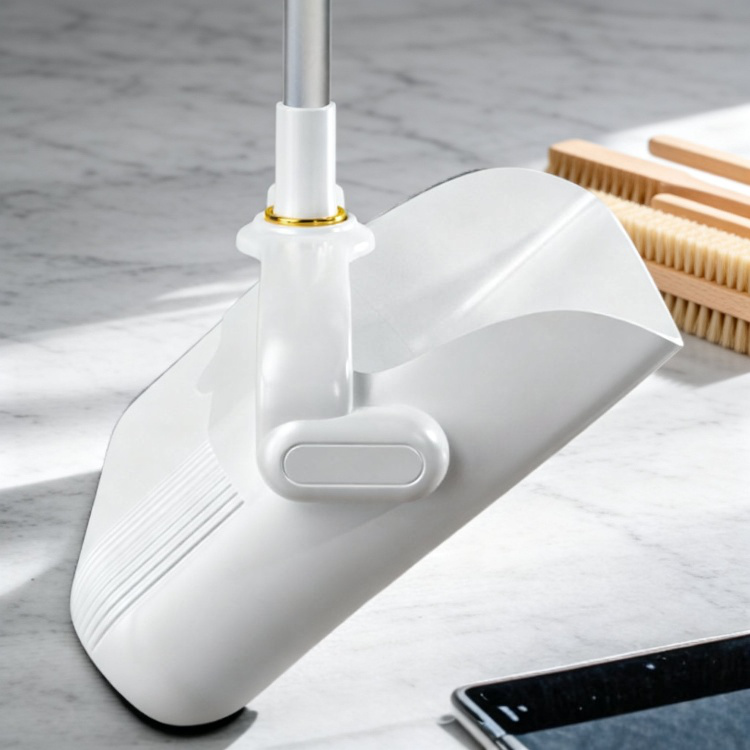 Set de escoba y recogedor con mango largo y cerdas suaves, multifuncional para limpieza doméstica