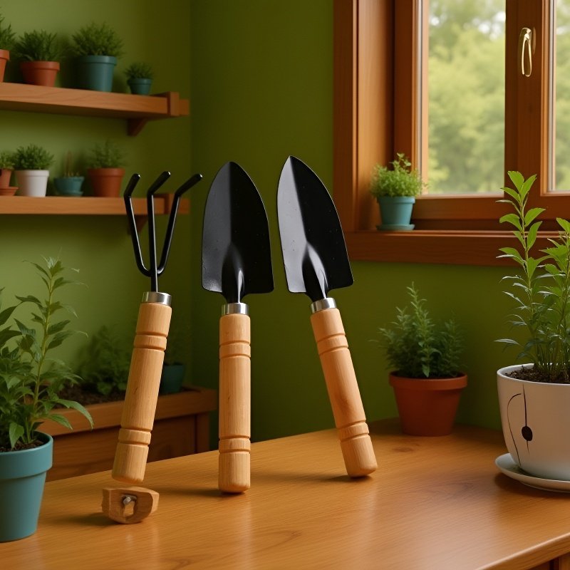 庭用園芸ツール ガーデン植木鉢除草植え付け用シャベル3点セット