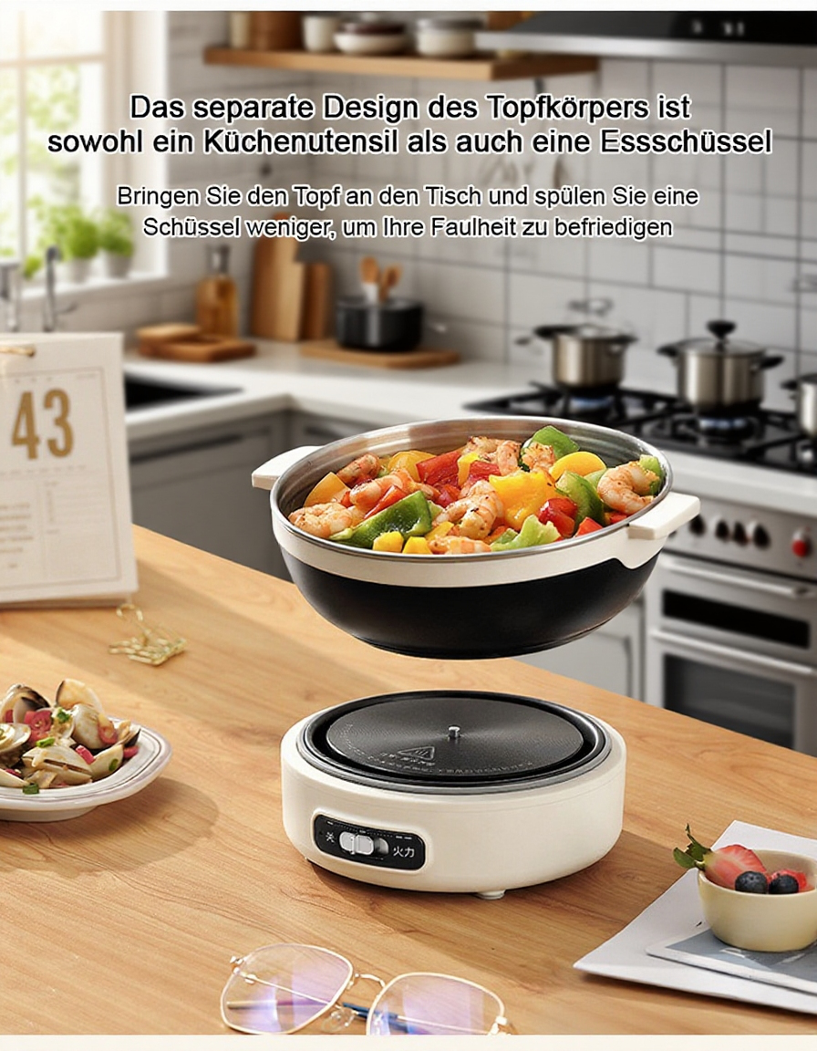 Einfach zu bedienender Reise-Kocher für Outdoor