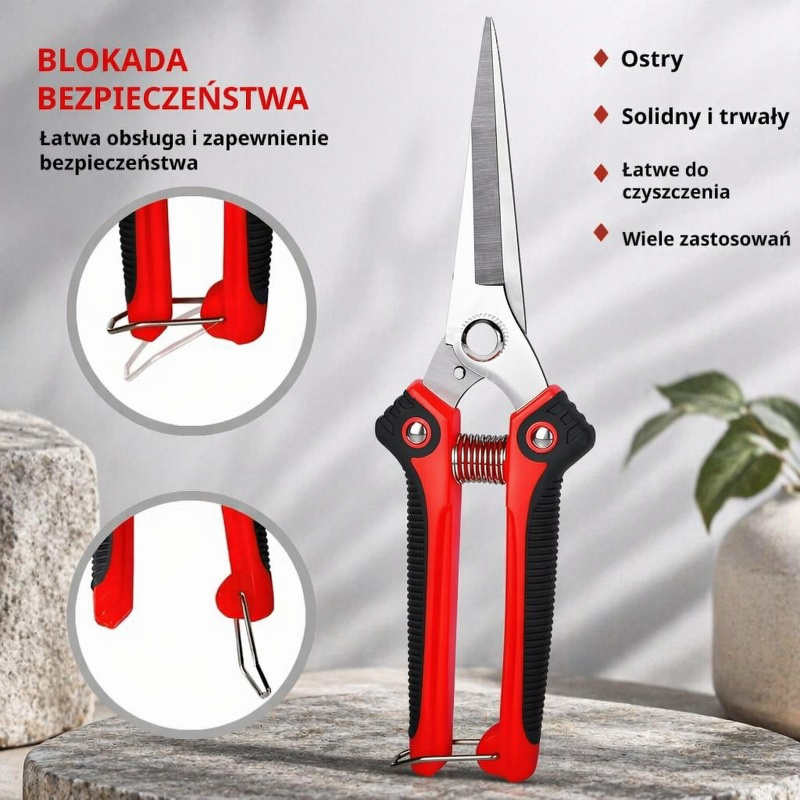 Sekator ogrodniczy do przycinania owoców