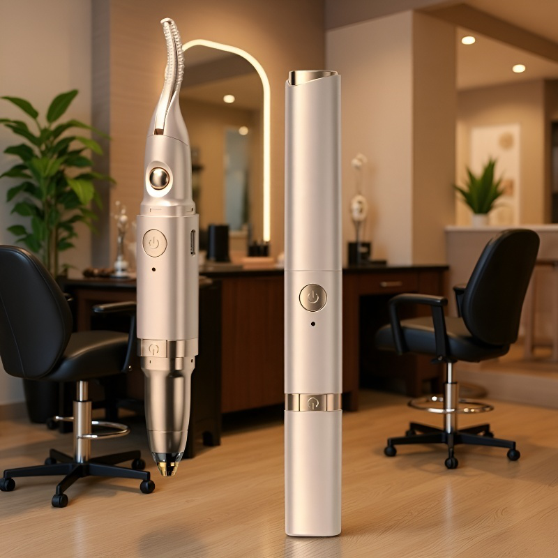 Elektrische Wimpernzange und Augenbrauentrimmer 2-in-1