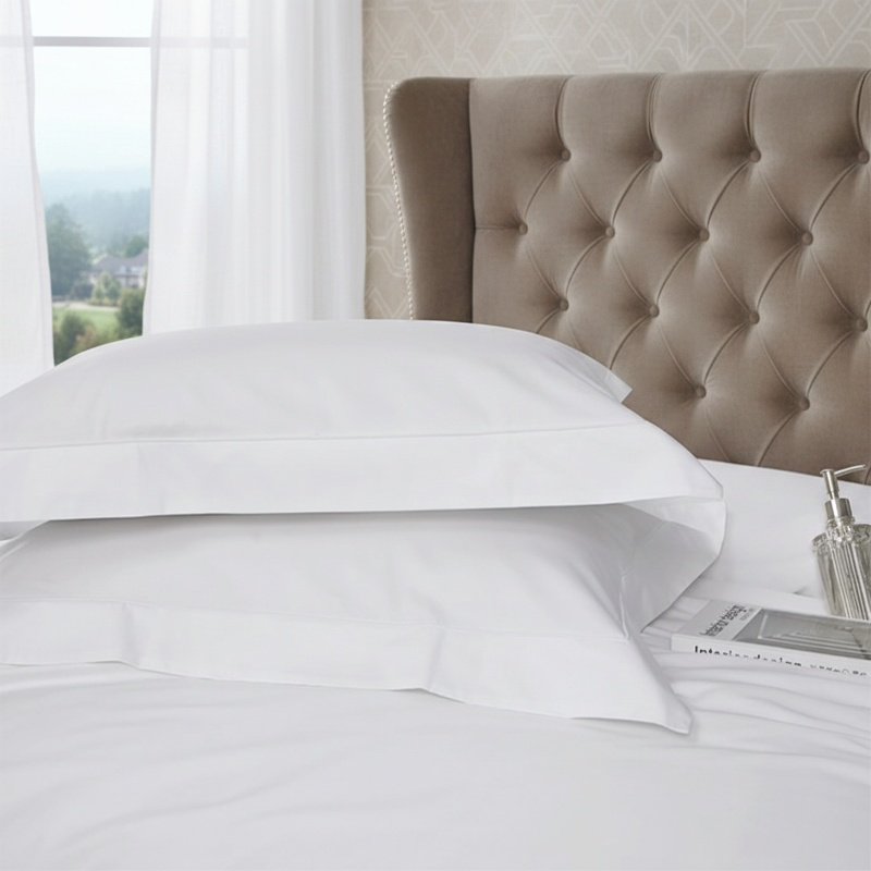 Complete four-piece cotton bedding set with pillowcases and duvet cover