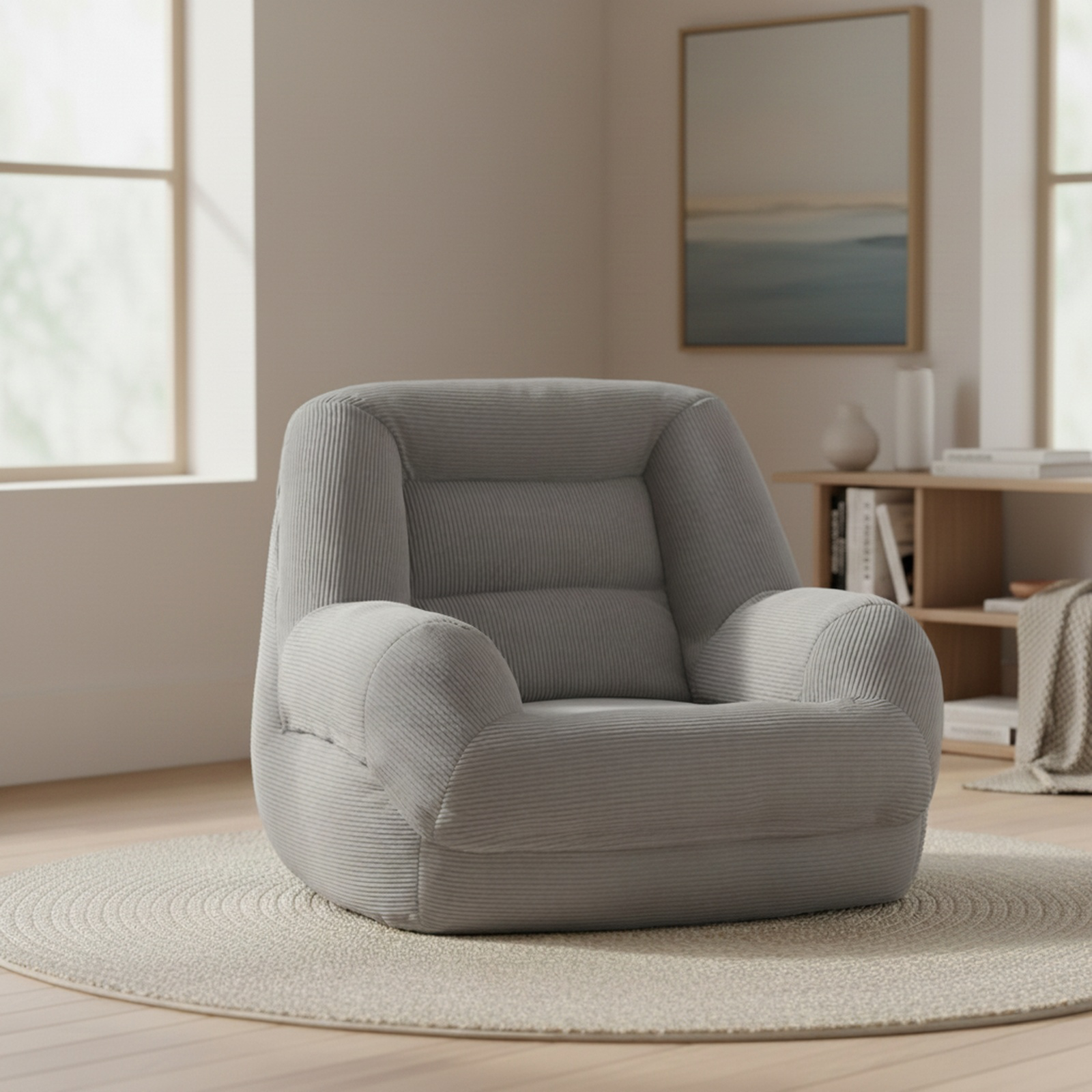 Girls' Lazy Sofa Bean Bag Tatami Single Fabric Sofa
