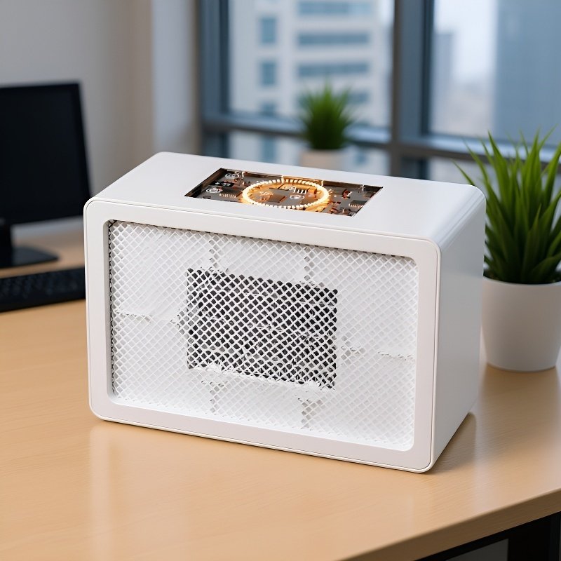 Stolní ohřívač s časovačem pro domácnost