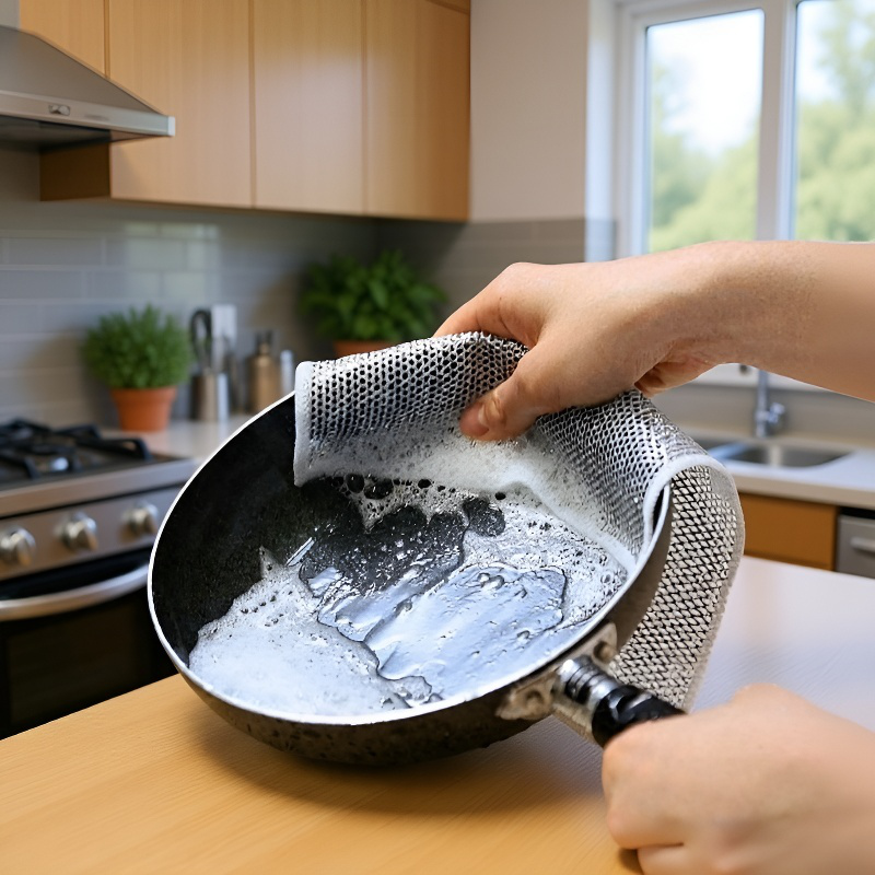 高品質素材を使用したノンスティッククロス