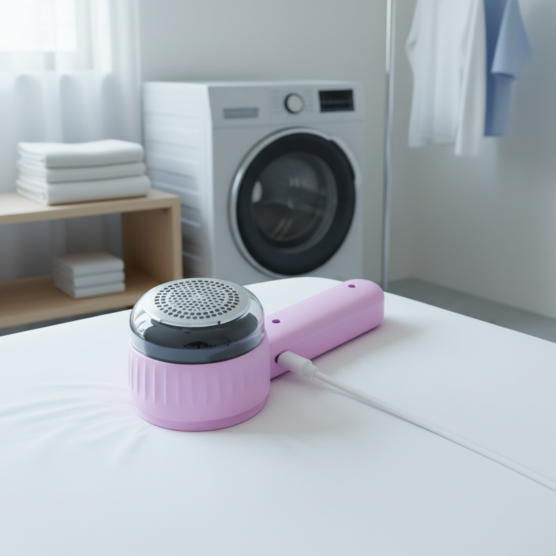 Rasoir électrique pour éliminer les peluches des tissus
