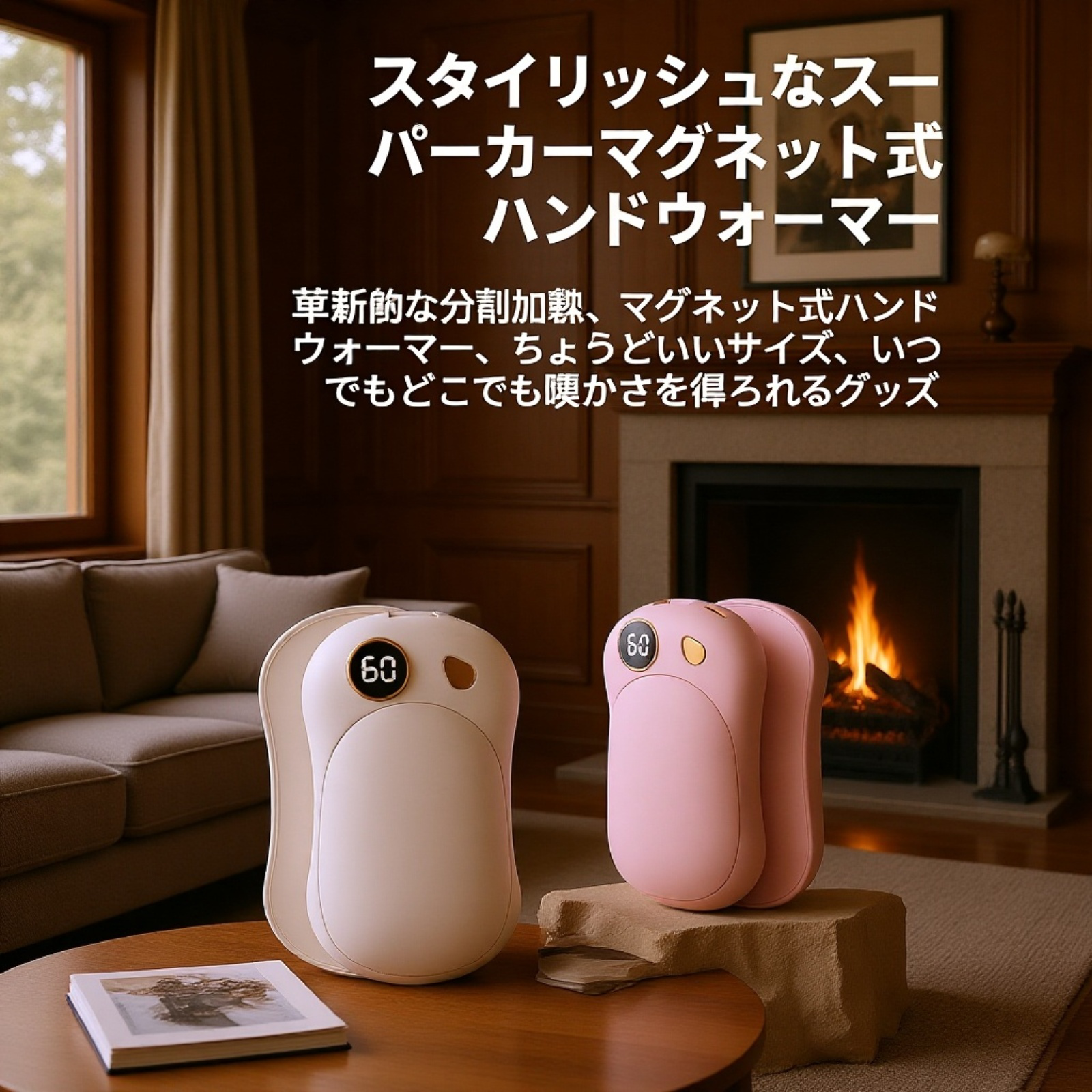 冬の外出に便利なハンドウォーマー活用例