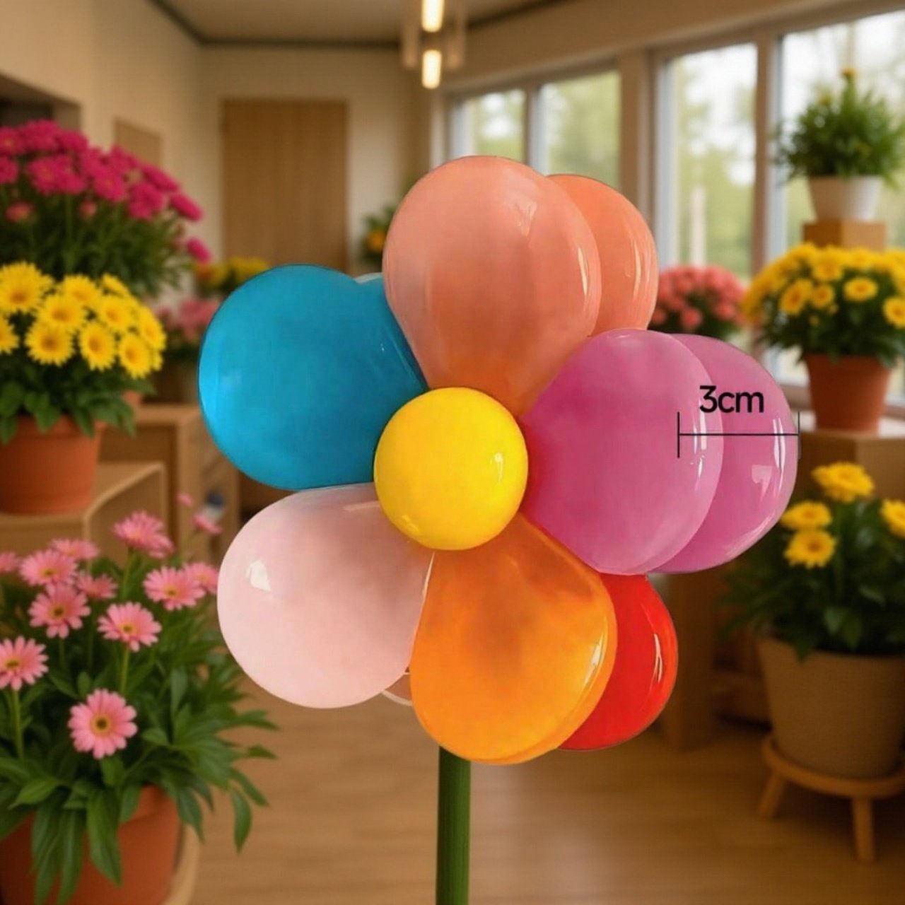 주방 인테리어에 어울리는 꽃자석 클립