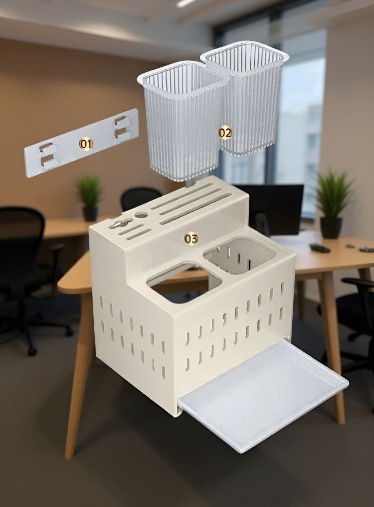 모던 디자인의 주방 칼꽂이