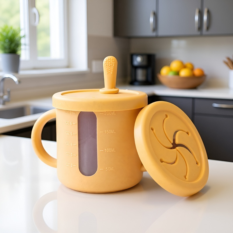 Transparent Silicone Mug Mug Food Grade Outdoor Silicone Transparent