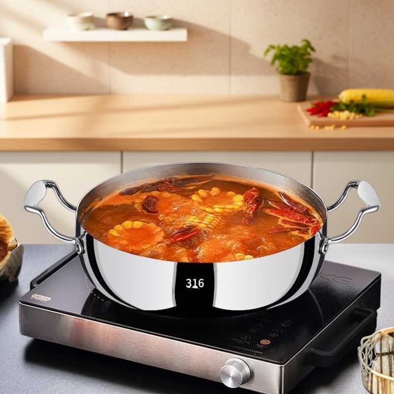 Household Induction Cooker Special Double Ear Soup Pot
