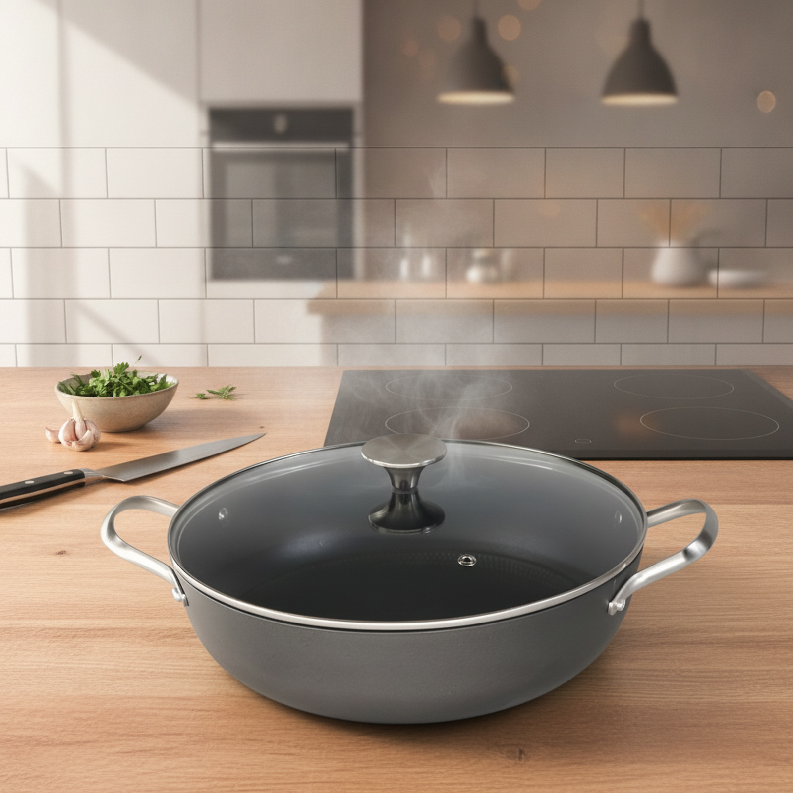 Non-stick Teflon Stew Pot for Home Use