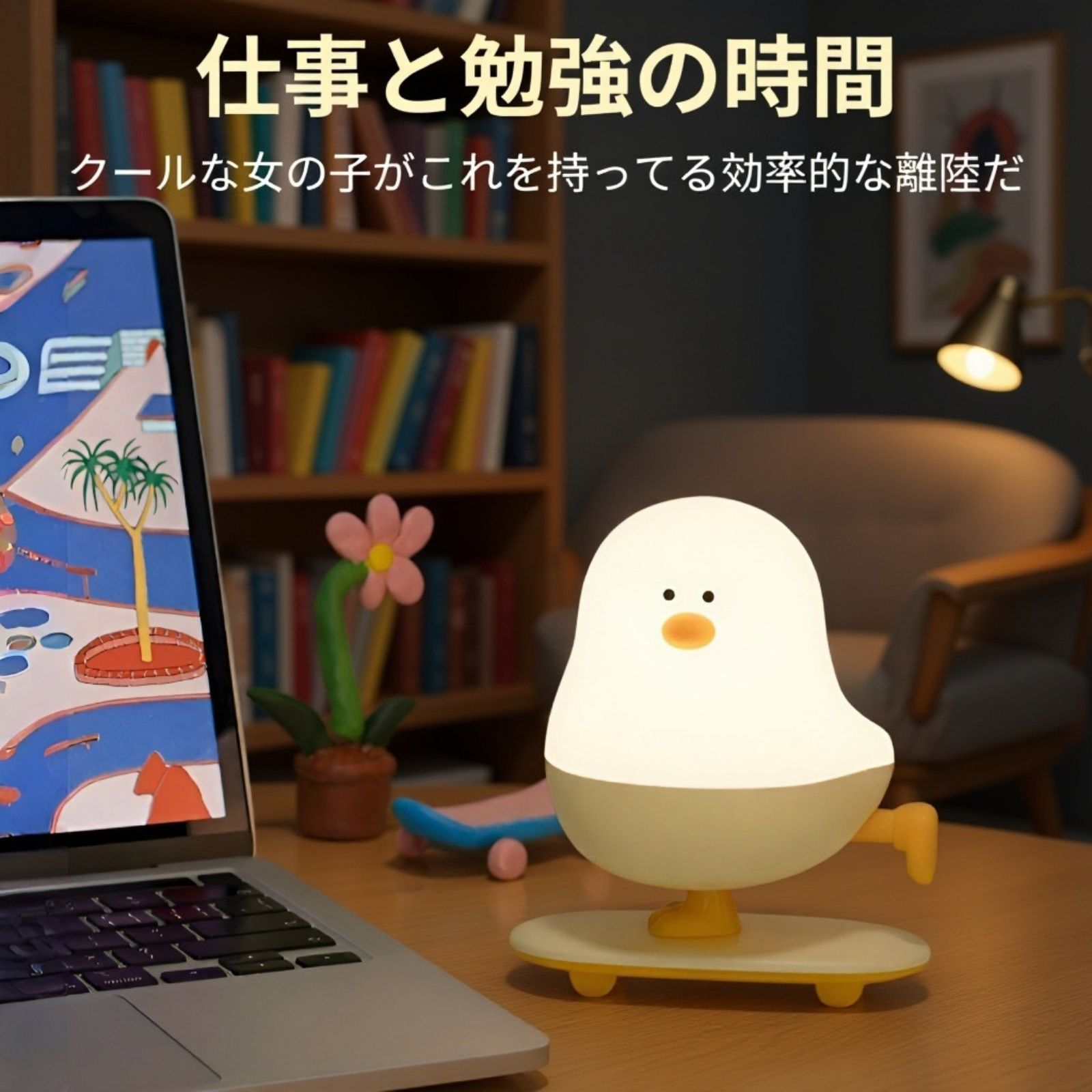  小さな鶏の創造的な夜のライト