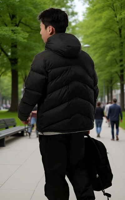 Partnerlook aus gepolsterter Baumwolle