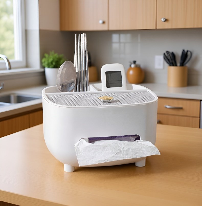 Easy-to-use tissue box for modern homes