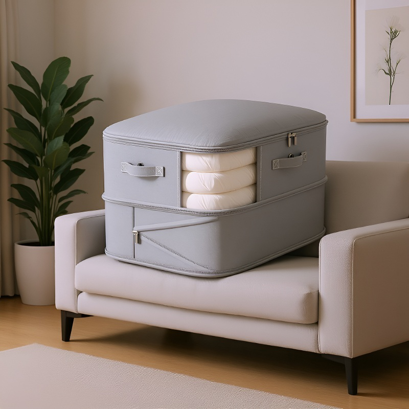 Bolsa de compresión para guardarropas con ventana, almacenaje de ropa y mantas de gran tamaño