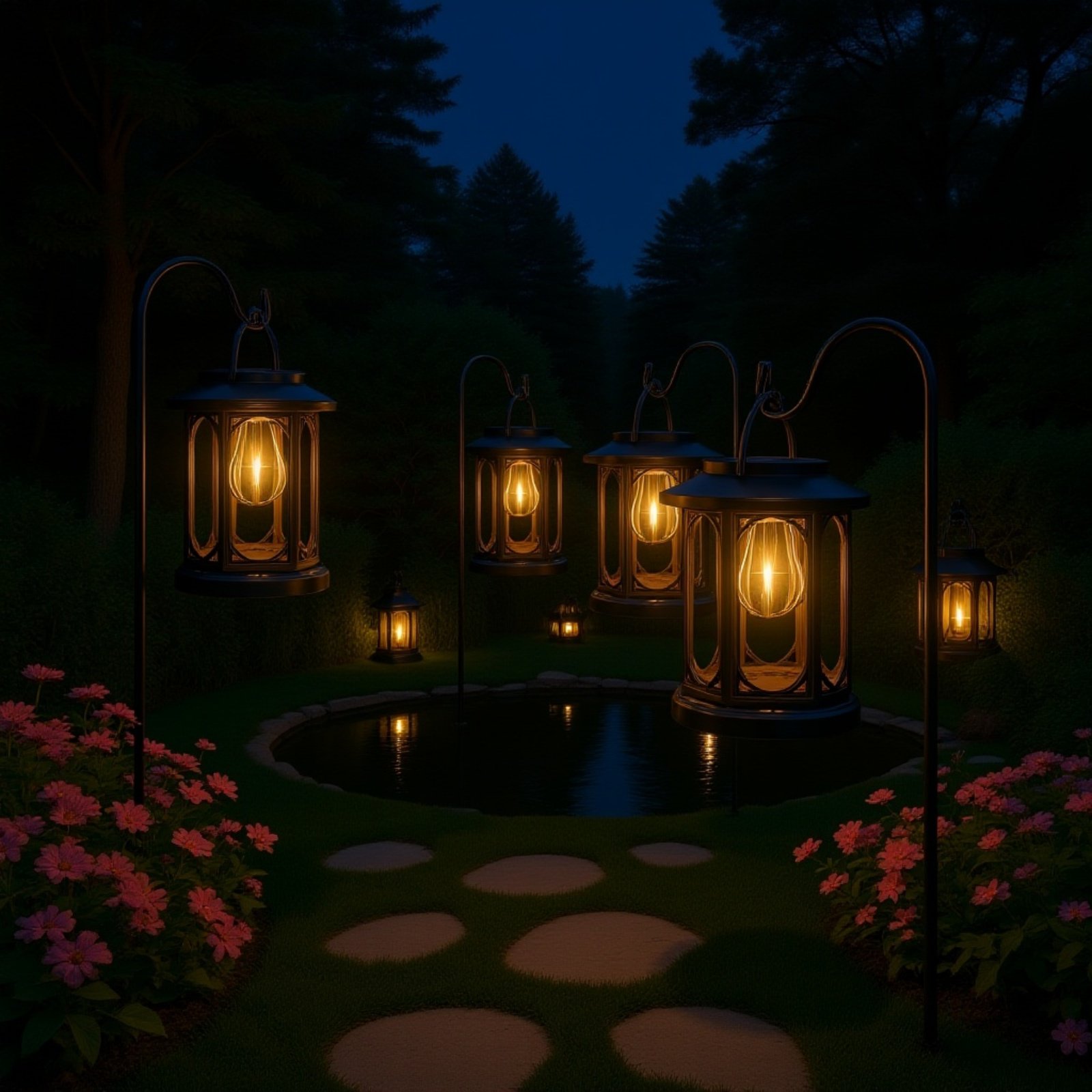 簡単設置のソーラーライト