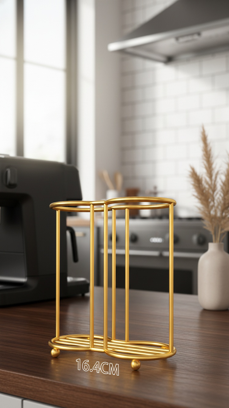 Bar counter organizer for multiple cup sizes
