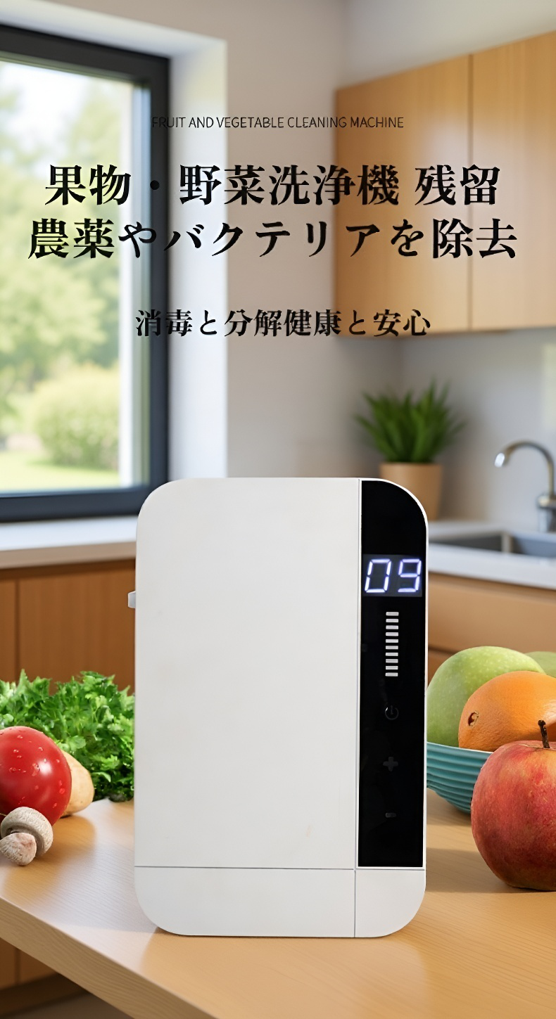 果物と野菜の洗浄機 オゾン発生器本体の外観