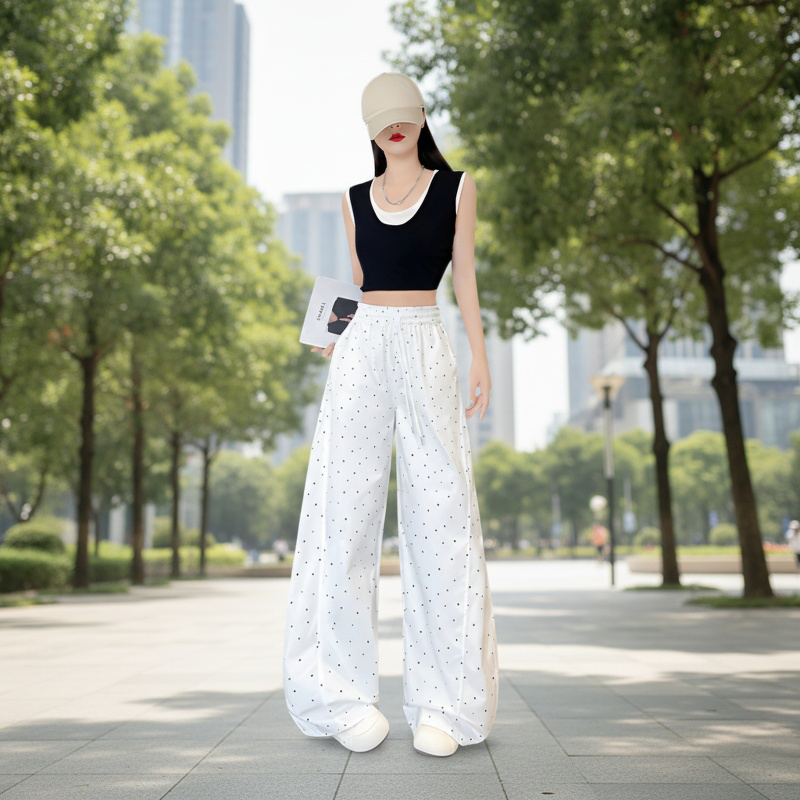 ハイウエストワイドパンツ レディース
