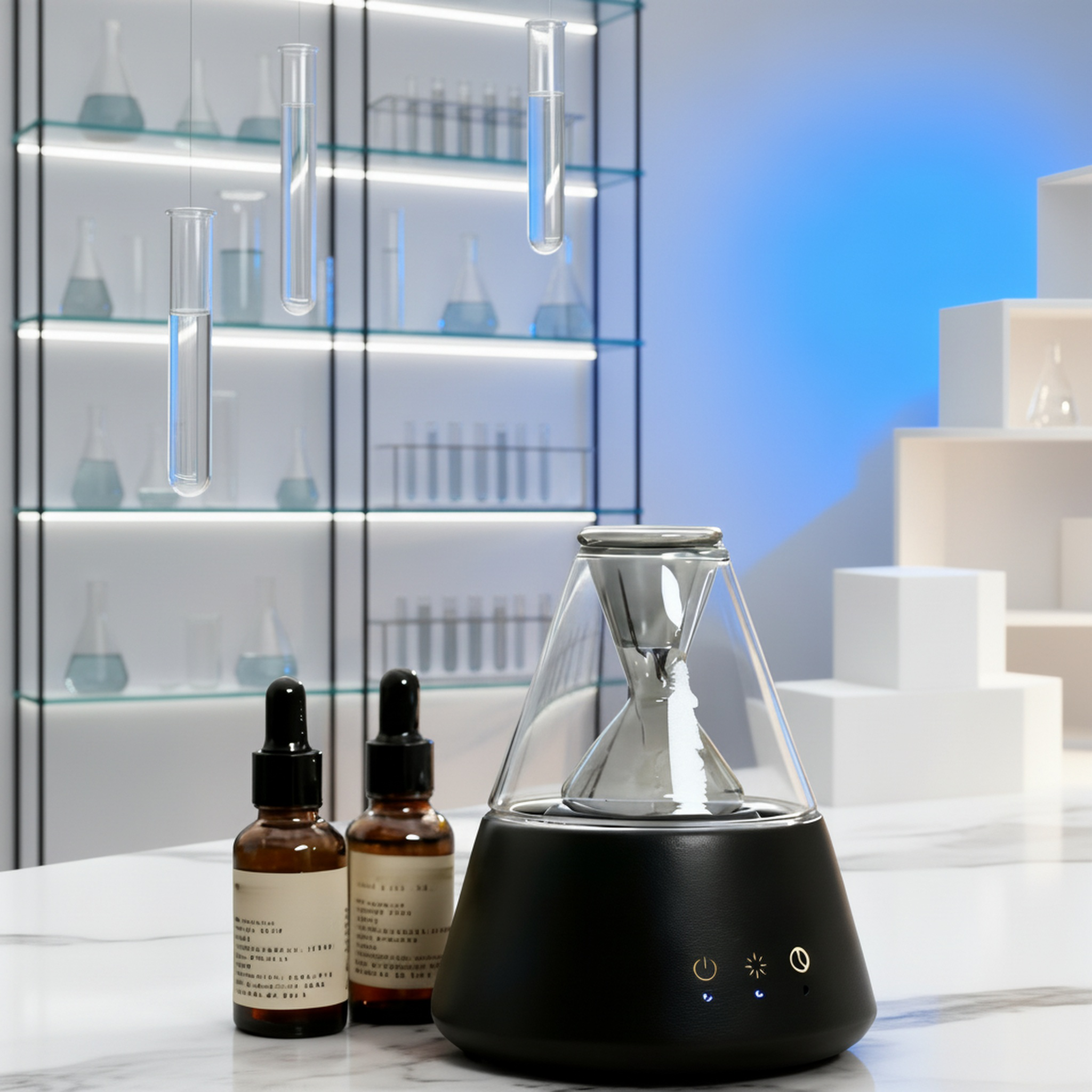 Premium Ultrasonic Aroma Diffuser for Home, Bedroom Essential Oil Humidifier