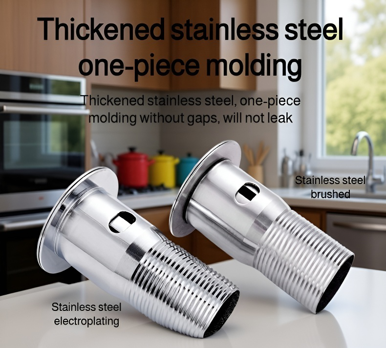 Hygienic bathroom drain solution