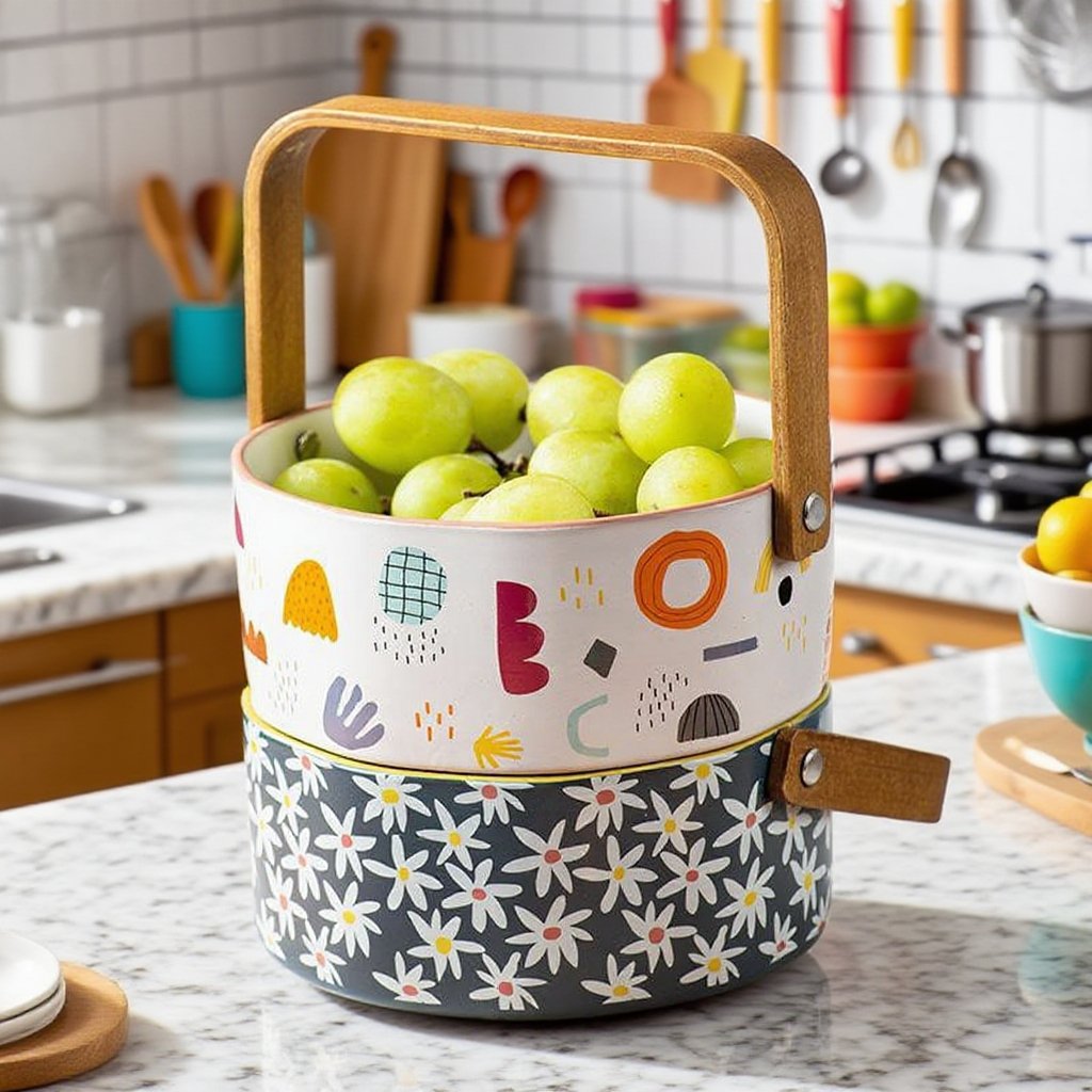 高顏值陶瓷水果碗