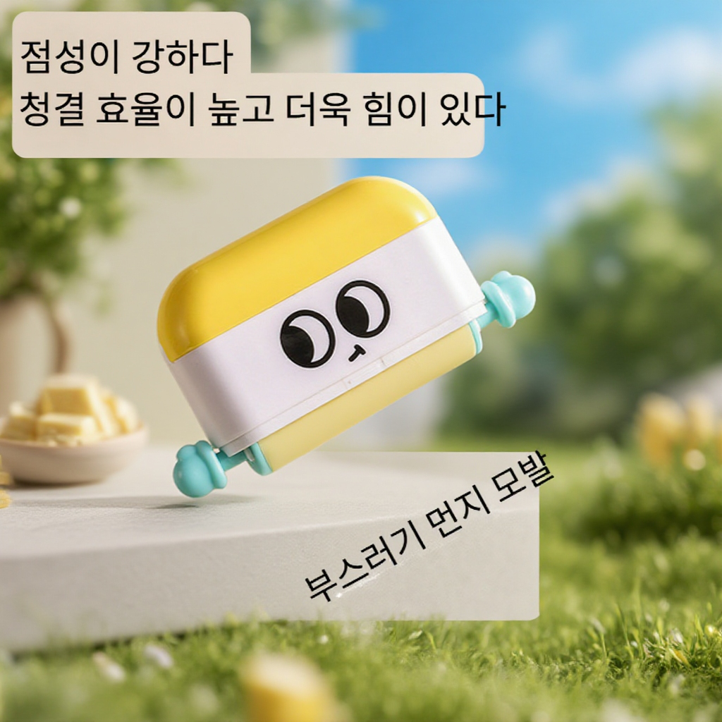 강력한 접착력의 물세척 겸용 먼지 제거 롤러