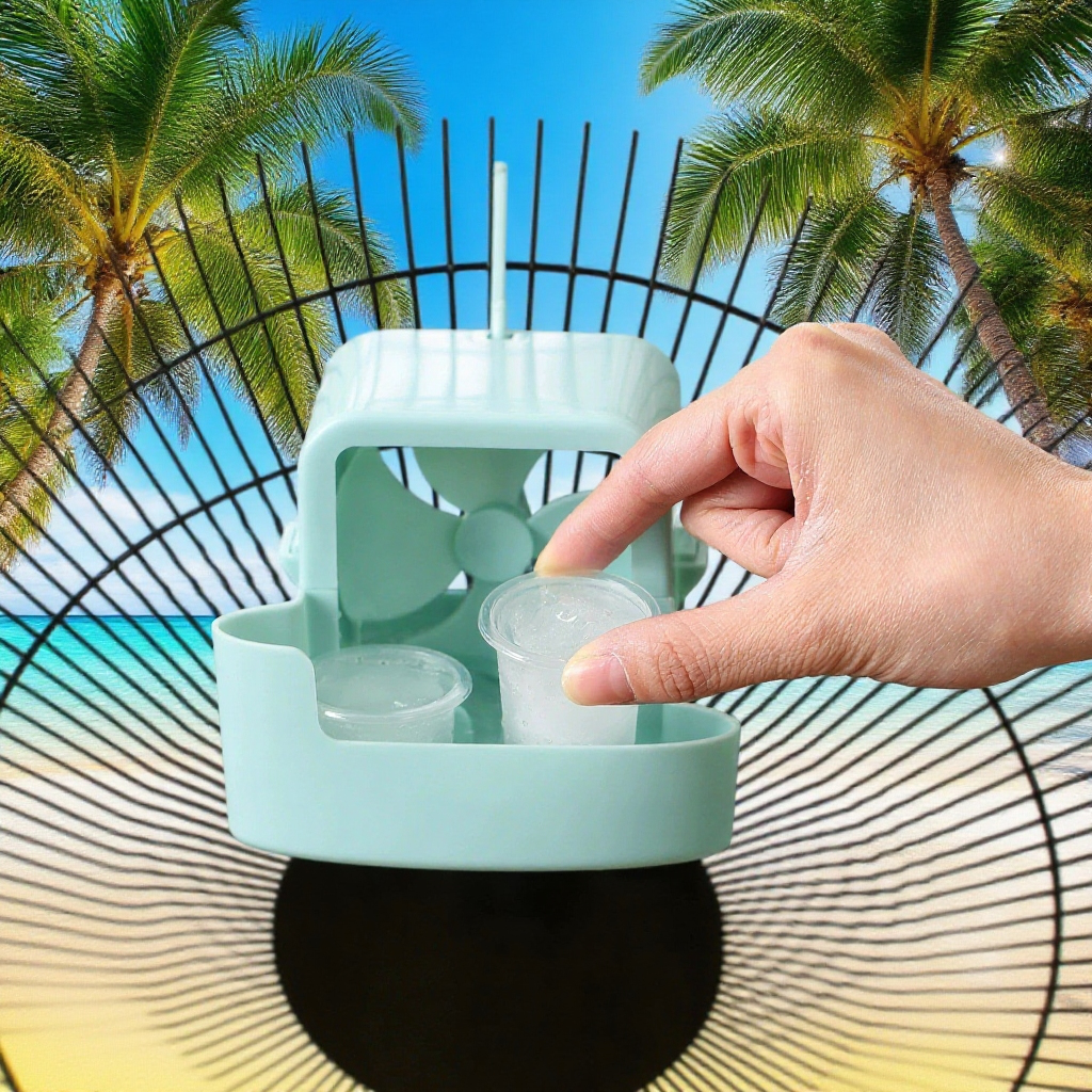 Chladicí zařízení na zavěšení pro domácnost s možností přidání ledu