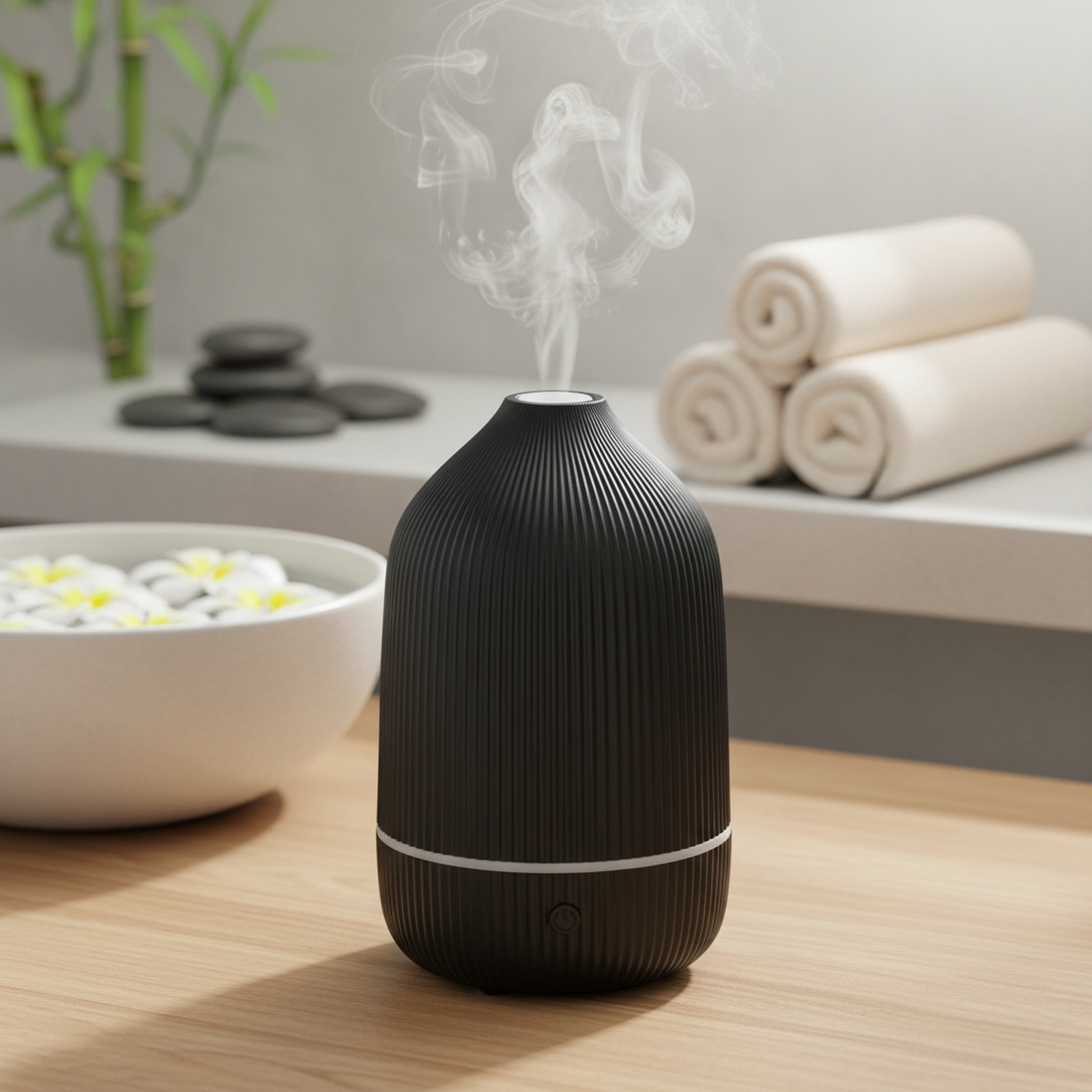 家庭用室内アロマセラピー加湿器の設置例