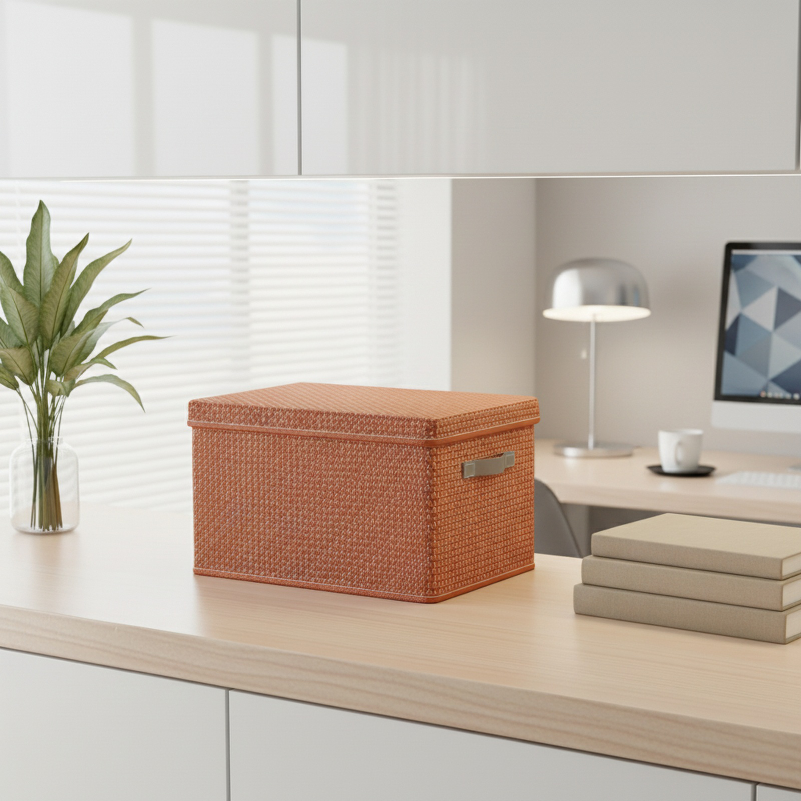 Panier de rangement pour armoire, solution de rangement pour vêtements et couettes