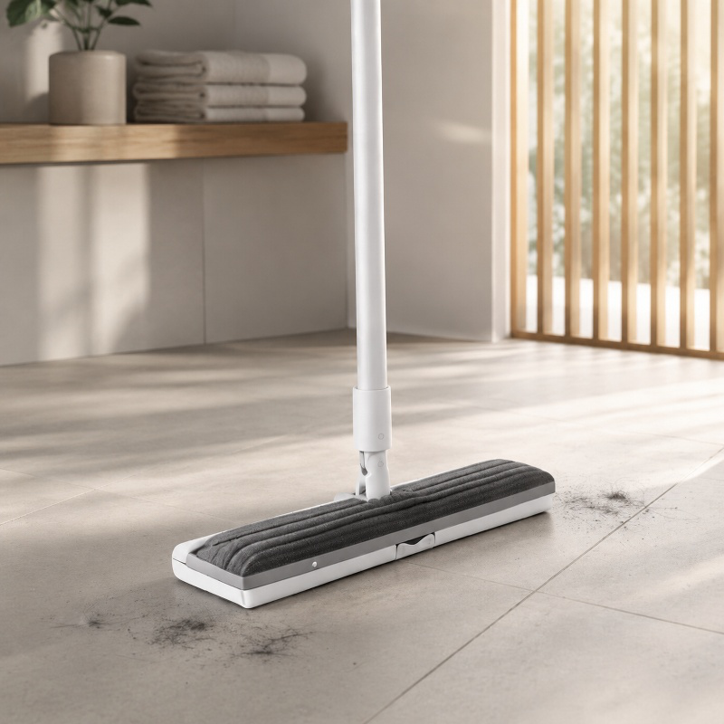 Domácí mop s absorpční bavlněnou hlavicí, není potřeba praní