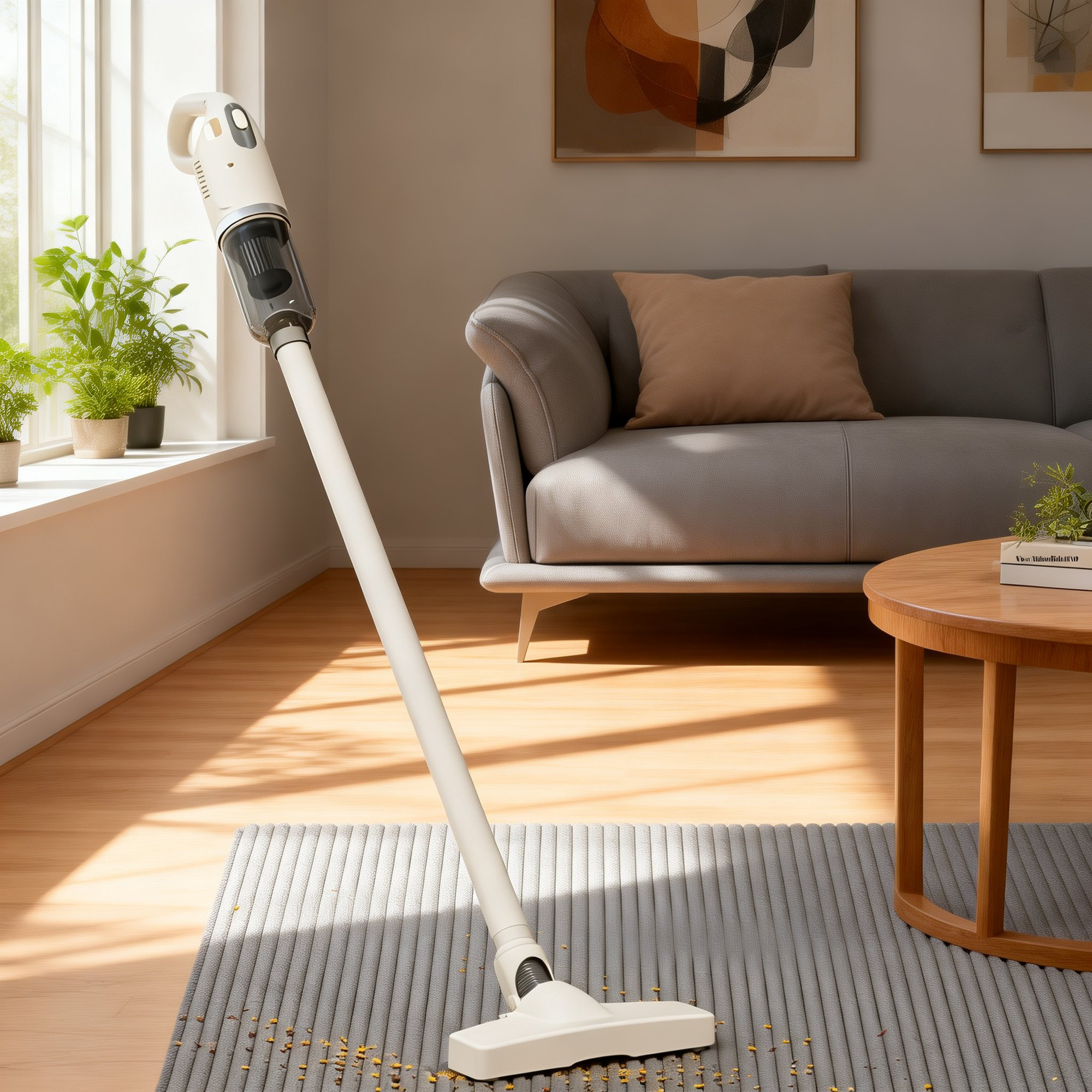 Aspiradora inalámbrica para limpieza húmeda y seca, fácil de usar