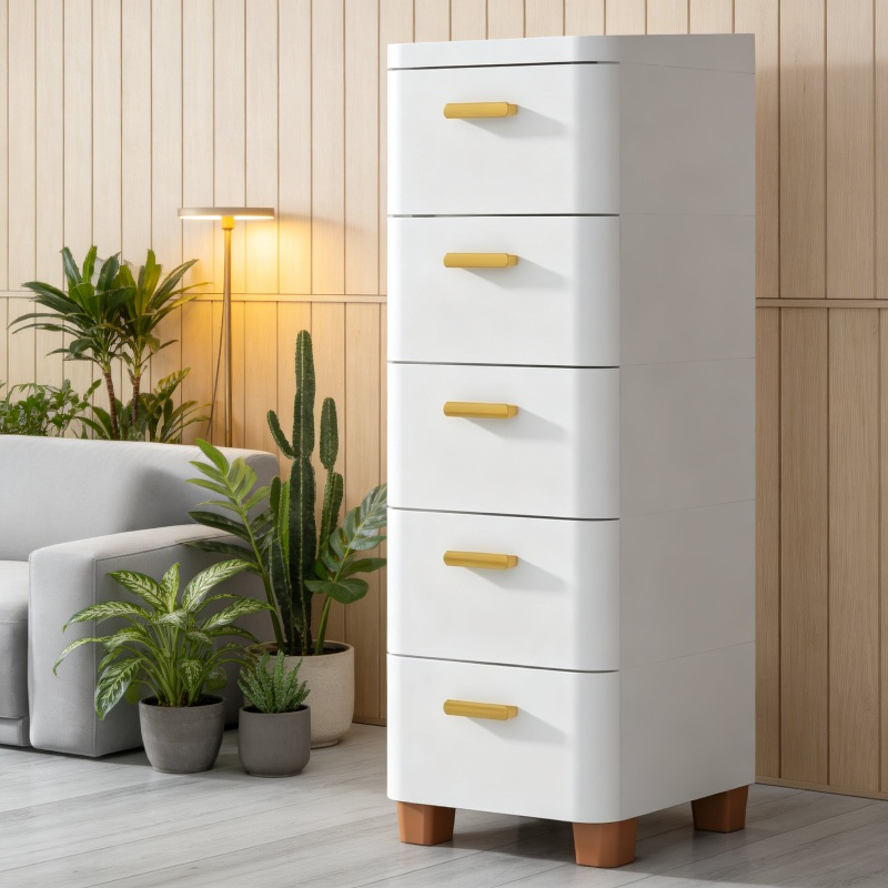 Armario doméstico de almacenamiento de múltiples capas tipo cajón para la sala de estar