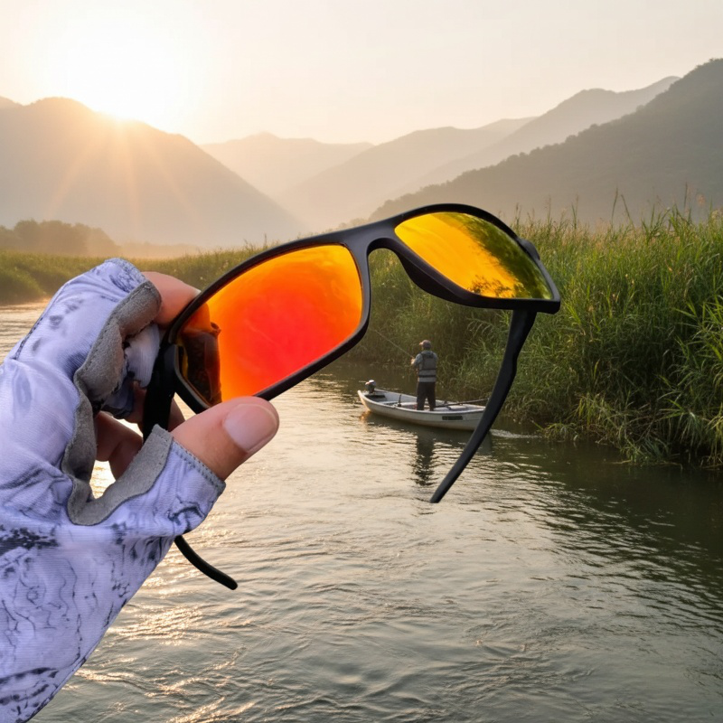 Polarized iridescent sunglasses/fishing glasses