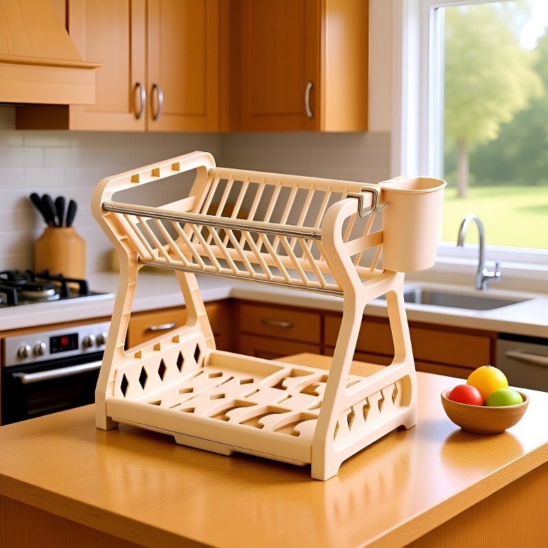 食器棚のカトラリーラック