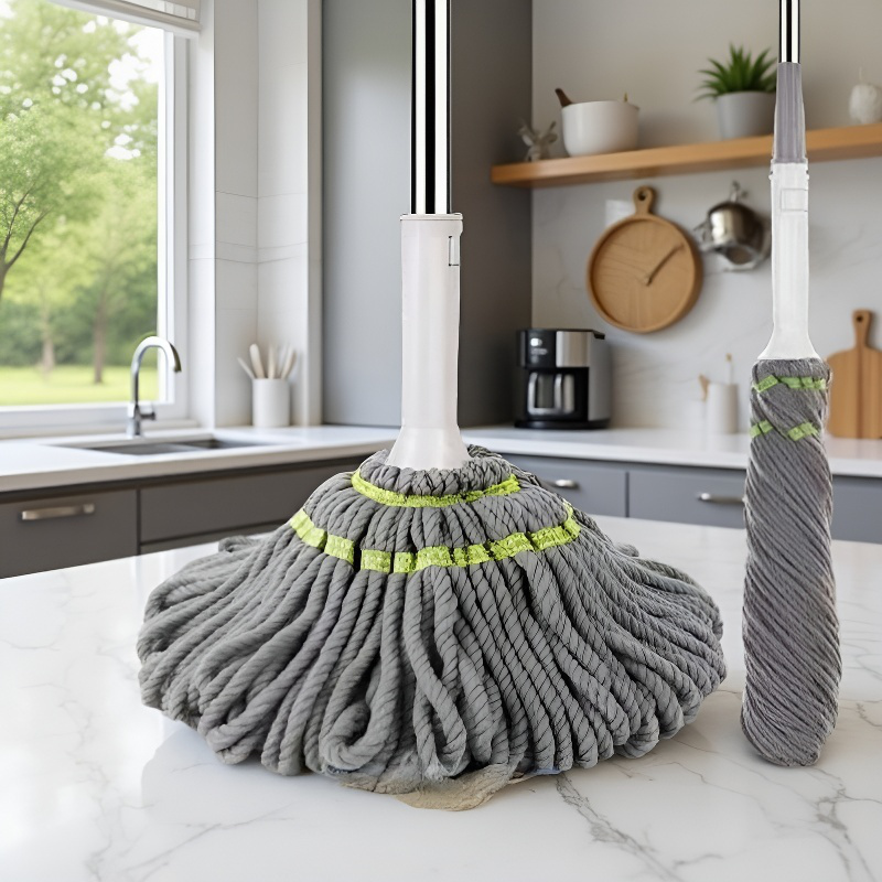 Household handsfree mop with bucket rotating mop absorbent bucket Cotton mop