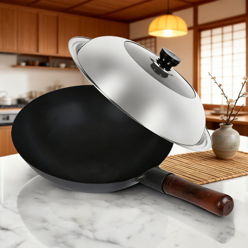 クラシックな鉄製ワーク鍋