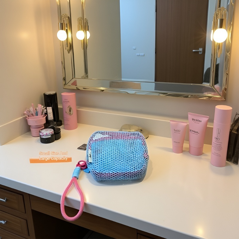 Dopamin mini hálós utazó kozmetikai tároló táska