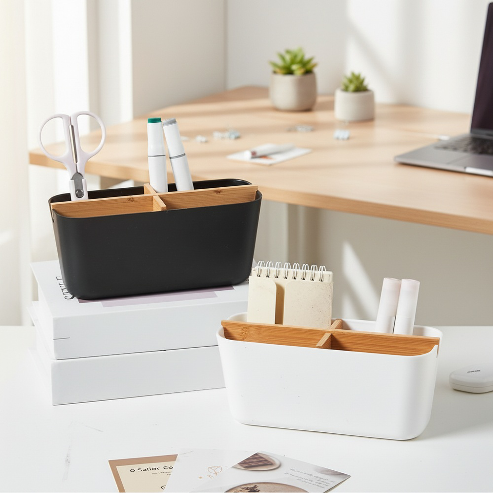 Bürobedarf organisiert mit Desktop Multi-Kompartiment Box