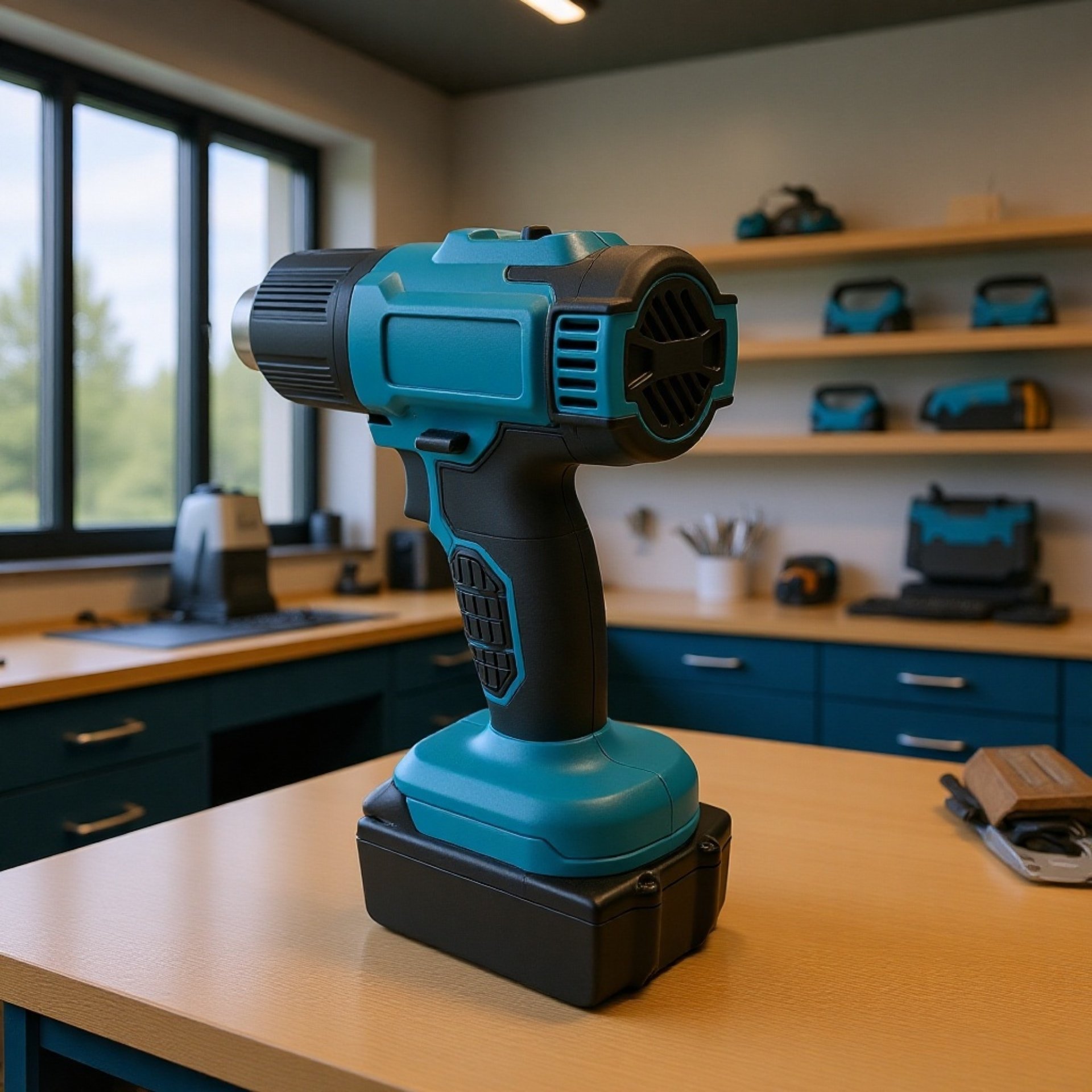 Cordless hot air gun tool for electronics repair