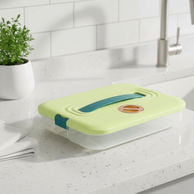 가정용 식품 등급 냉장고 냉동 전용 밀폐 신선도 유지 급속 냉동 다층 식품 수납함