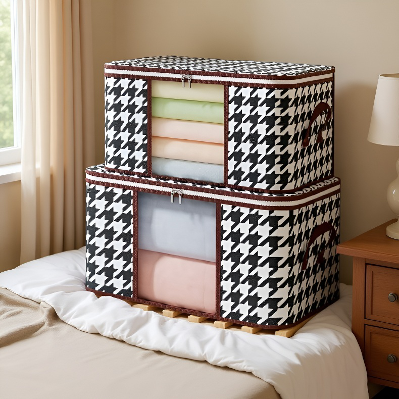 가정용 초대형 의류 정리 가방 면 이불 가방 수납함 방습 방진 수납 가방 전용 수납 이사 초대형 수납함