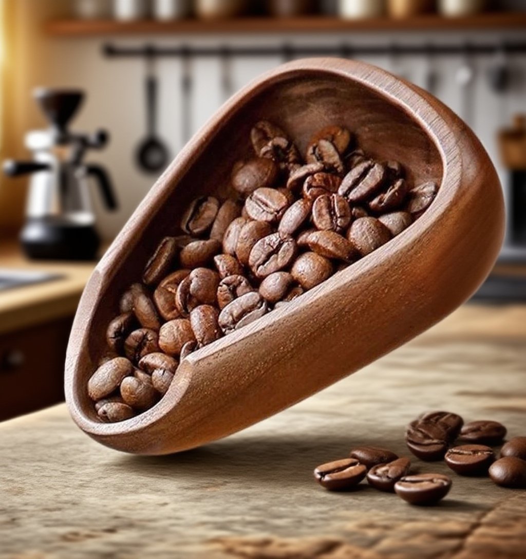 견고한 호두 커피 도구