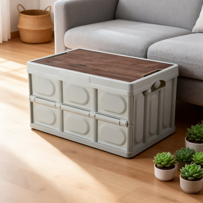 Caja portátil para guardar ropa, almacenamiento para camping y coche
