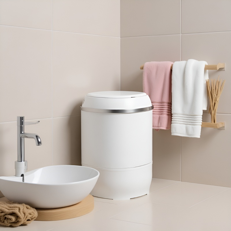 Kleine halbautomatische Waschmaschine für Unterwäsche